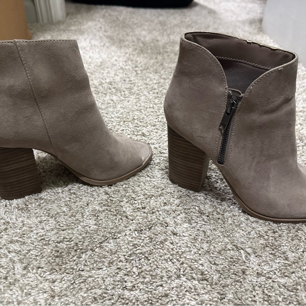 Stylish Taupe Ankle Boots